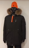 Куртка зимняя муж.S F AW8135U color: DG90 енот